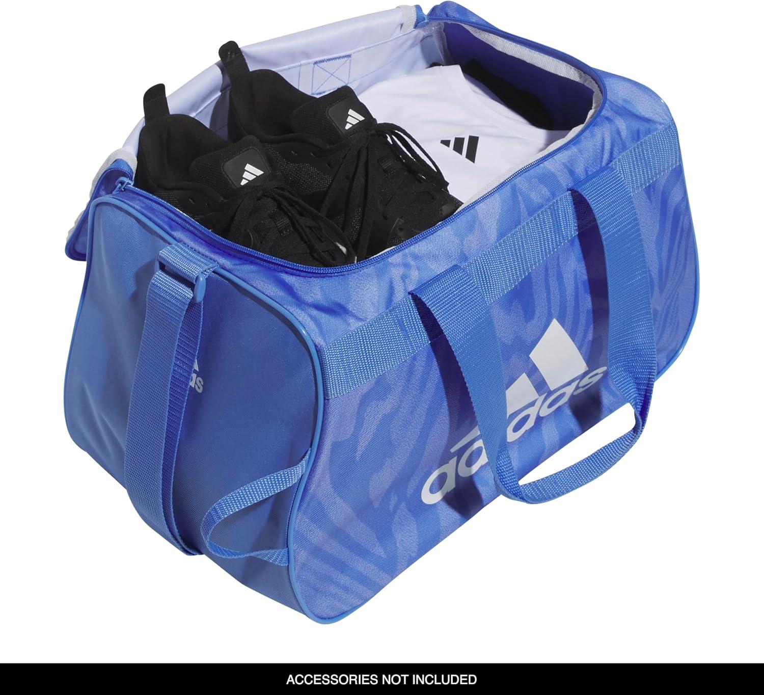 image:imageadidas Unisex Diablo Small Duffel Sports Duffle Gym Bags for Men or Women One SizeLightwave Blue FusionWhiteDiablo