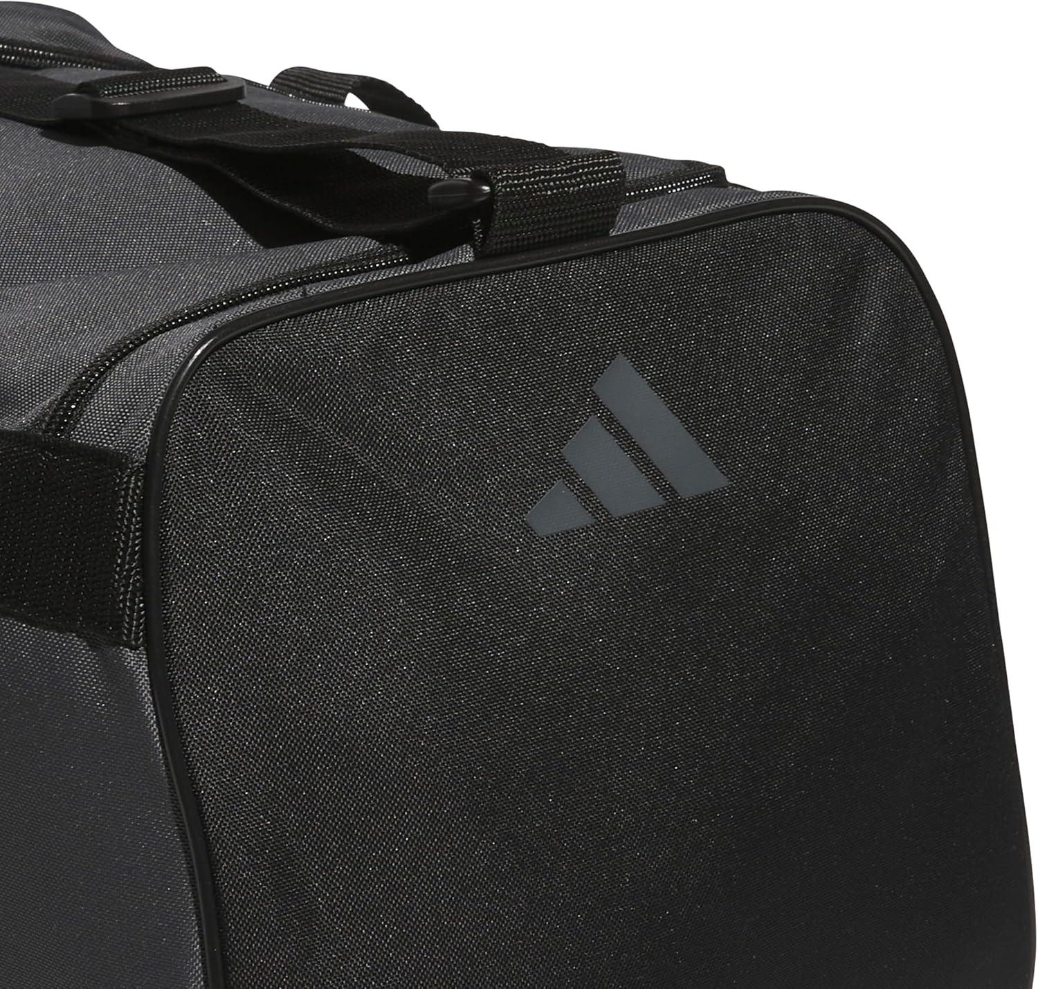 image:imageadidas Unisex Diablo Small Duffel Sports Duffle Gym Bags for Men or Women One SizeTeam Dark GreyWhiteBlack