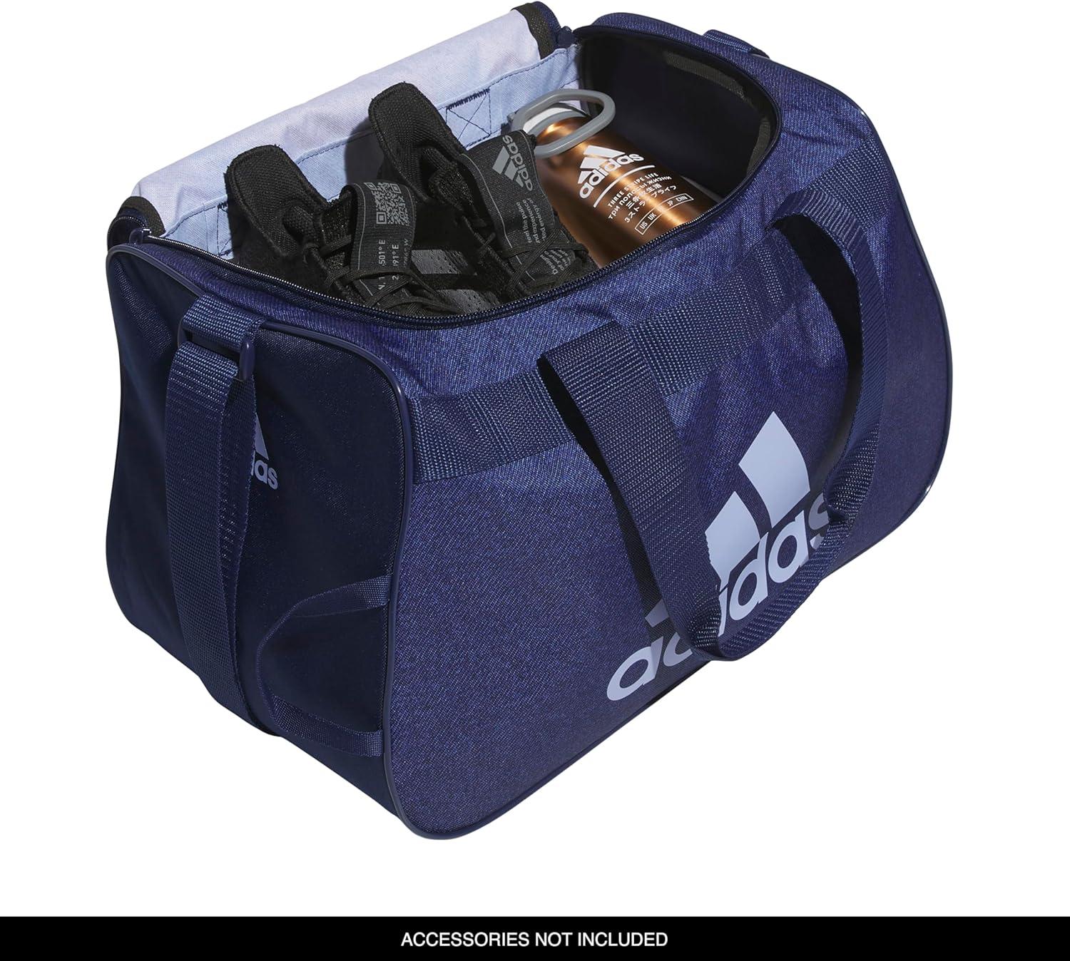image:imageadidas Unisex Diablo Small Duffel Sports Duffle Gym Bags for Men or Women One SizeTwill Dark BlueViolet Tone PurpleDiablo