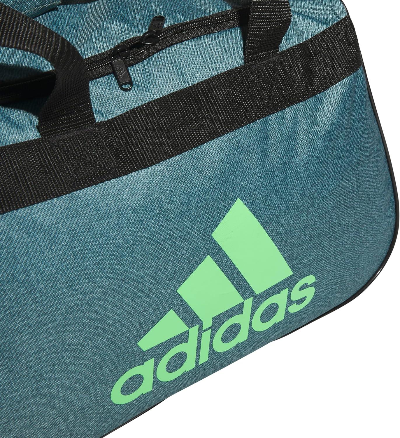 image:imageadidas Unisex Diablo Small Duffel Sports Duffle Gym Bags for Men or Women One SizeTwill Preloved TealLime Burst GreenBlackDiablo