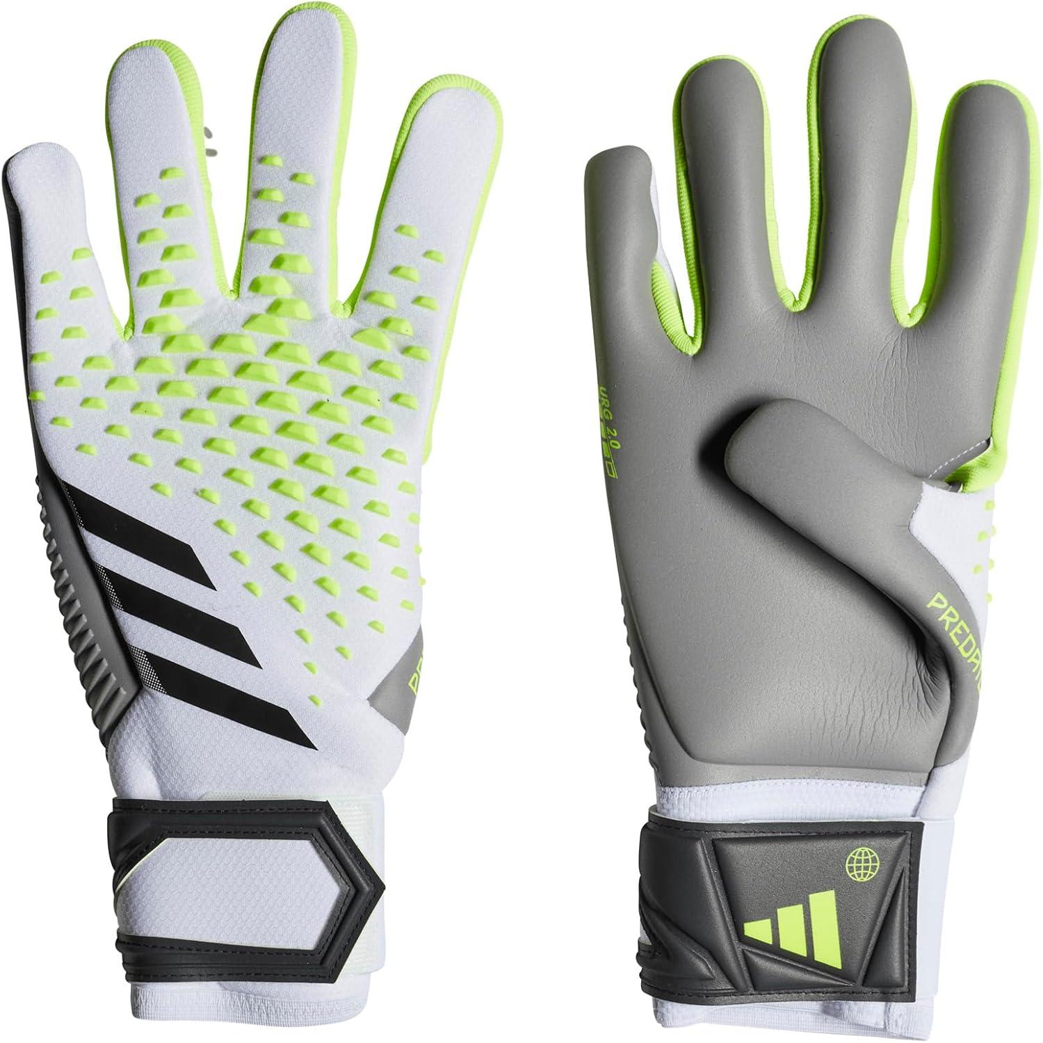 image:imageadidas UnisexAdult Competition Predator Goalie GlovesWhiteLucid LemonBlack