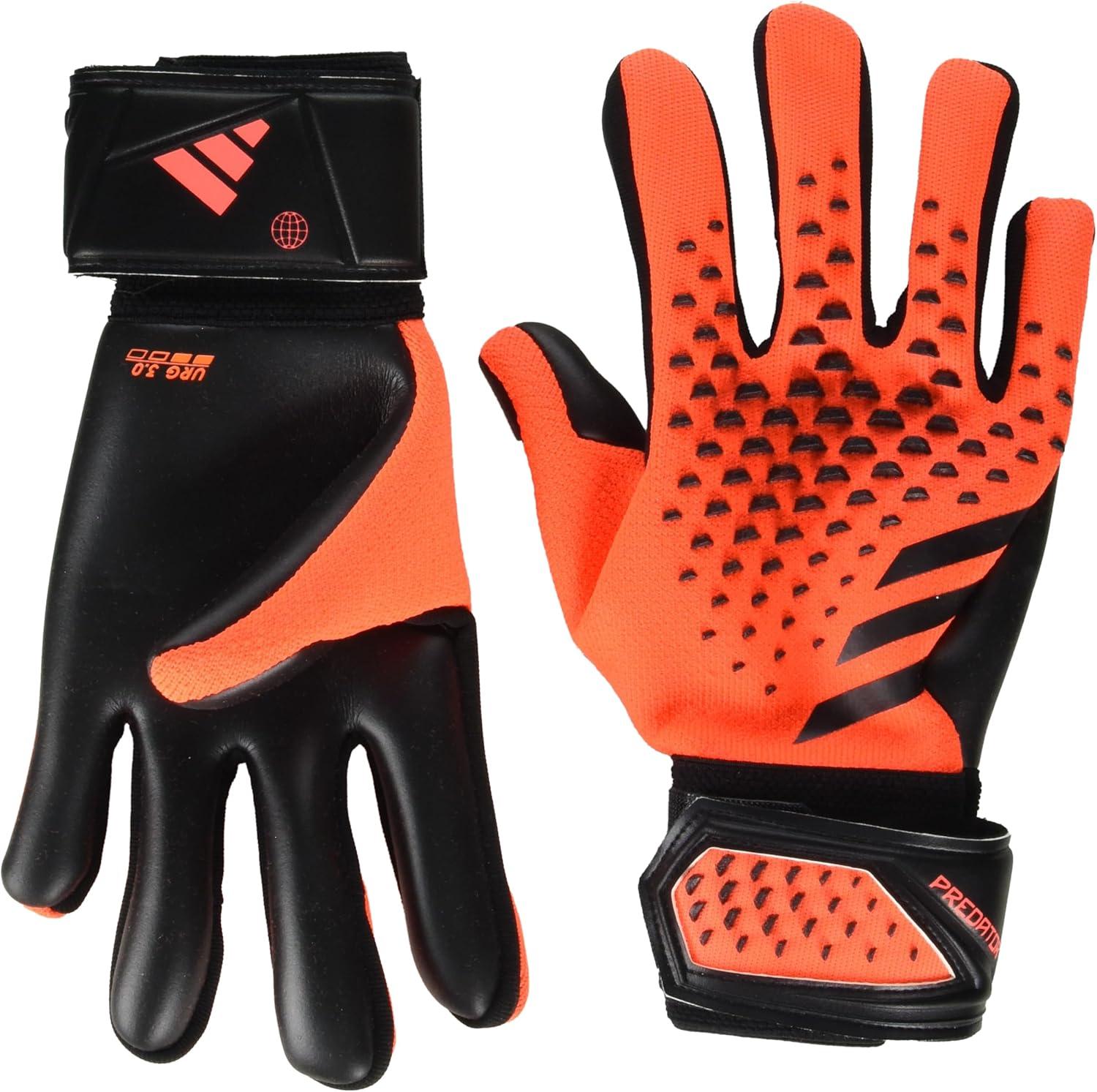 image:imageadidas UnisexAdult League Goalie Predator GlovesSolar OrangeBlackBlack