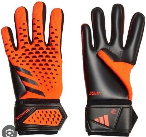 image:imageadidas UnisexAdult League Goalie Predator GlovesSolar OrangeBlackBlack