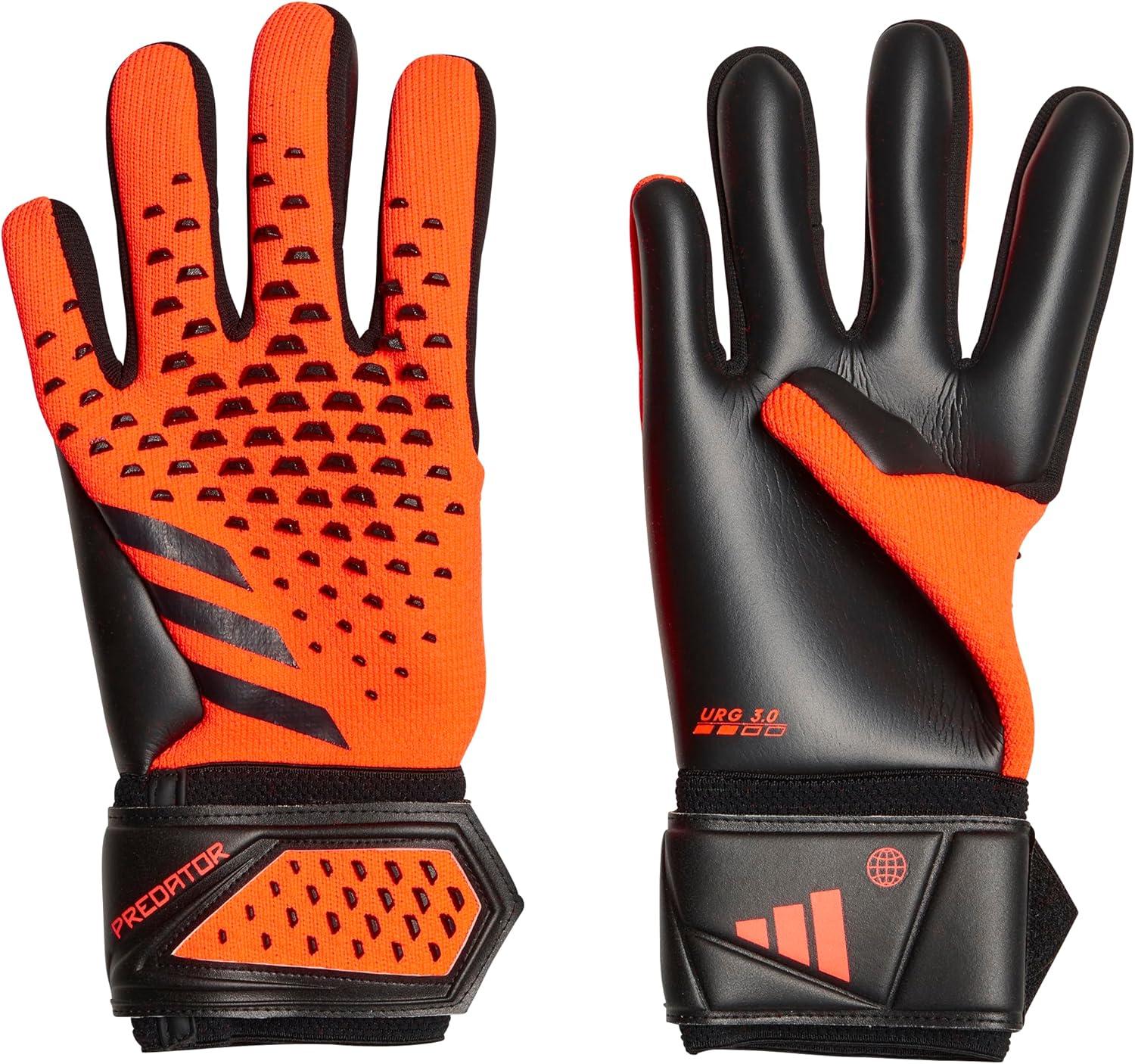 image:imageadidas UnisexAdult League Goalie Predator GlovesSolar OrangeBlackBlack