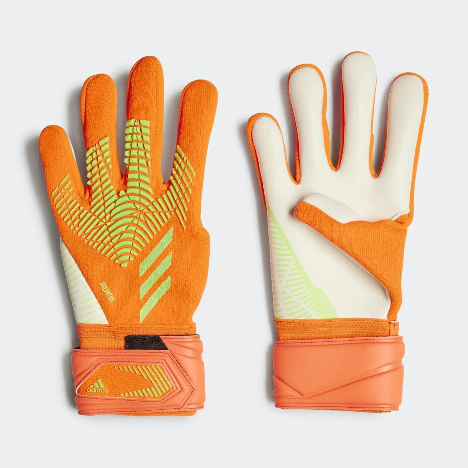 image:imageadidas UnisexAdult League Goalie Predator GlovesSolar RedTeam Solar GreenTeam Solar Green
