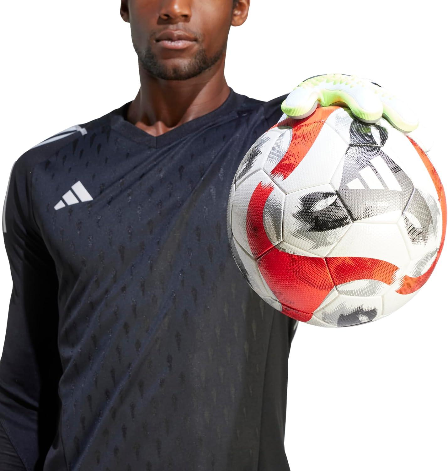 image:imageadidas UnisexAdult League Goalie Predator GlovesWhiteLucid LemonBlack