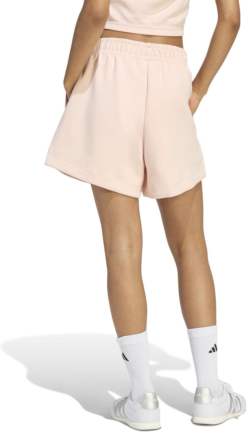 image:imageadidas Womens All Szn Soft Lux Loose ShortsBlush Pink