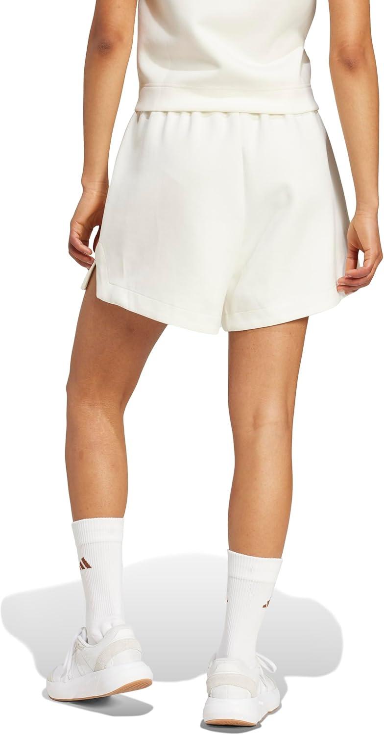 image:imageadidas Womens All Szn Soft Lux Loose ShortsOffwhite