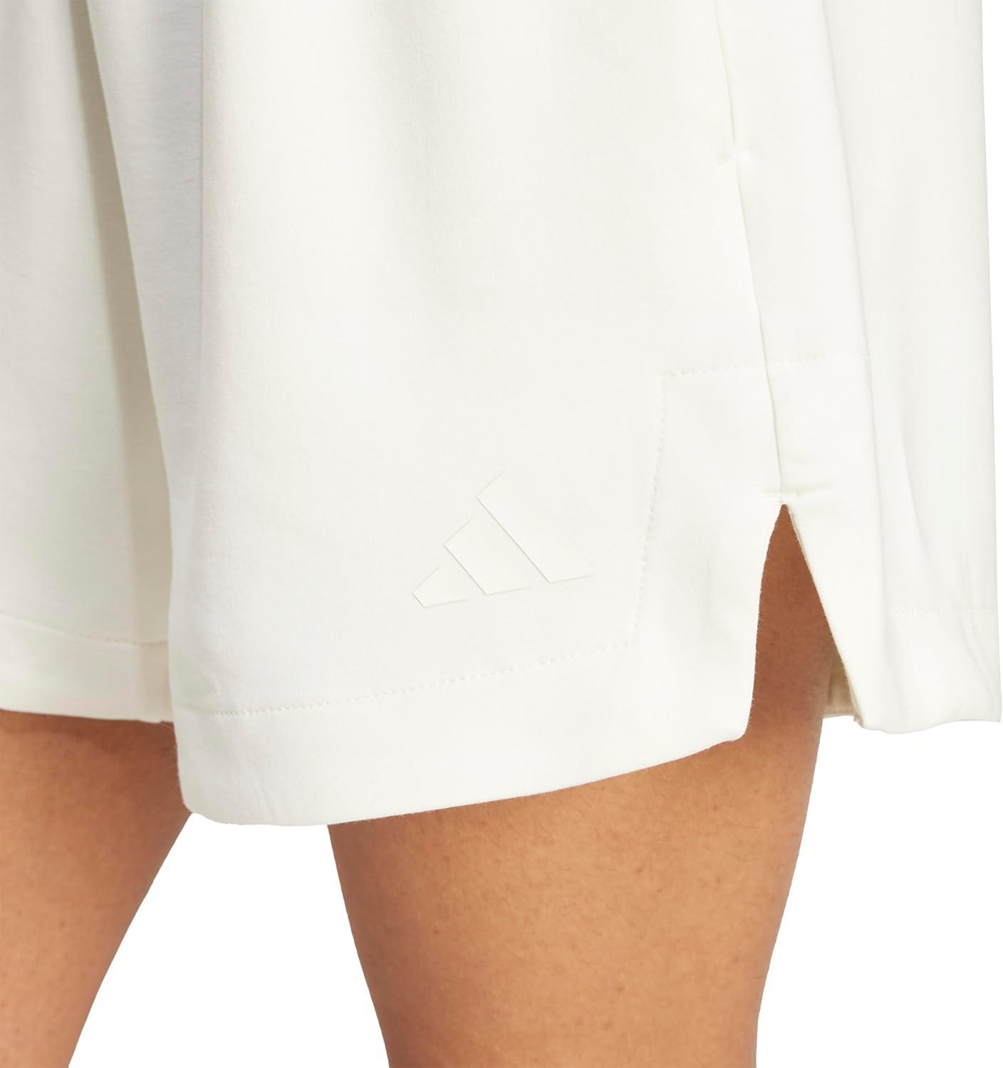 image:imageadidas Womens All Szn Soft Lux Loose ShortsOffwhite