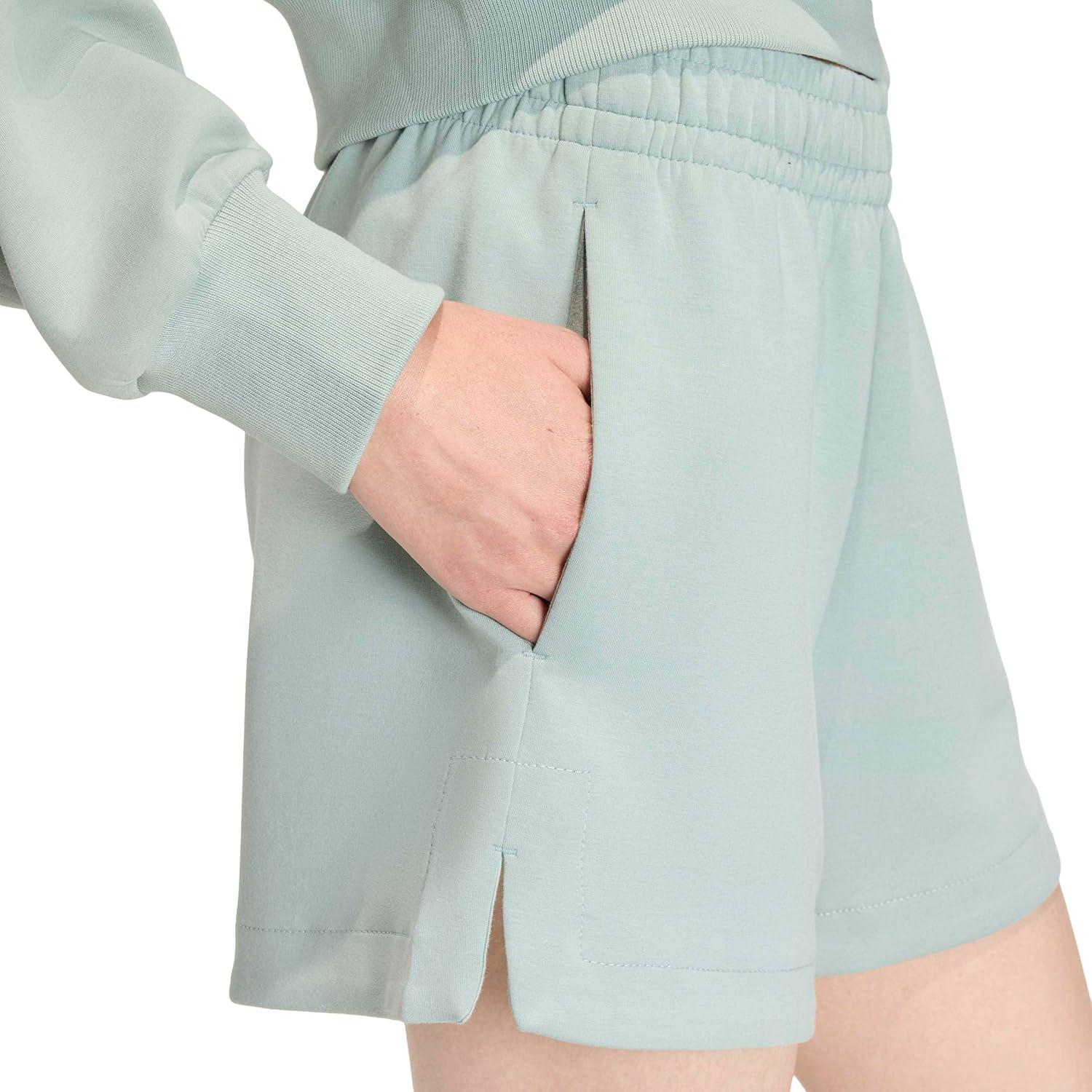 image:imageadidas Womens All Szn Soft Lux Loose ShortsWonder Sage