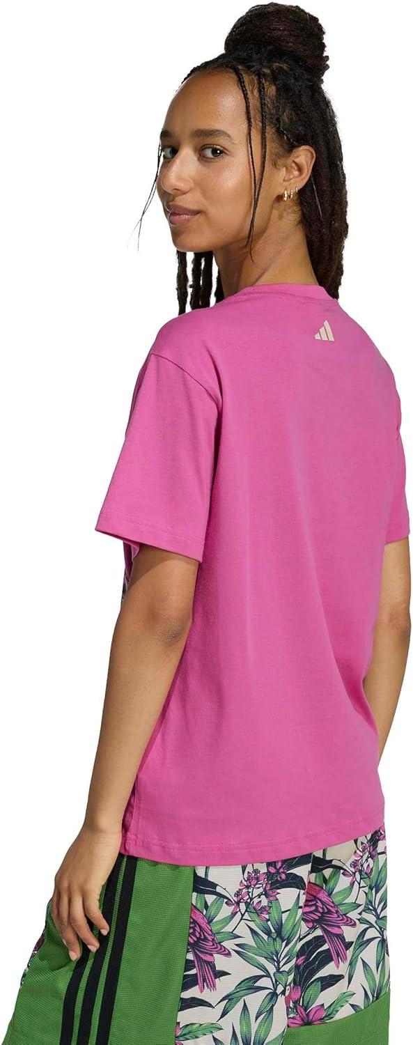 image:imageadidas Womens Farm Rio Graphic TShirtSemi Lucid FuchsiaCrystal Linen