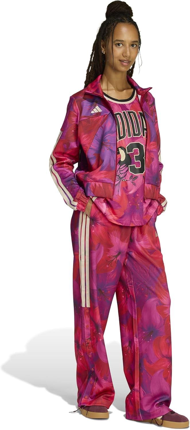 image:imageadidas Womens Farm Tiro House of Tiro Track PantsBahia MagentaCollegiate RedCrystal Linen