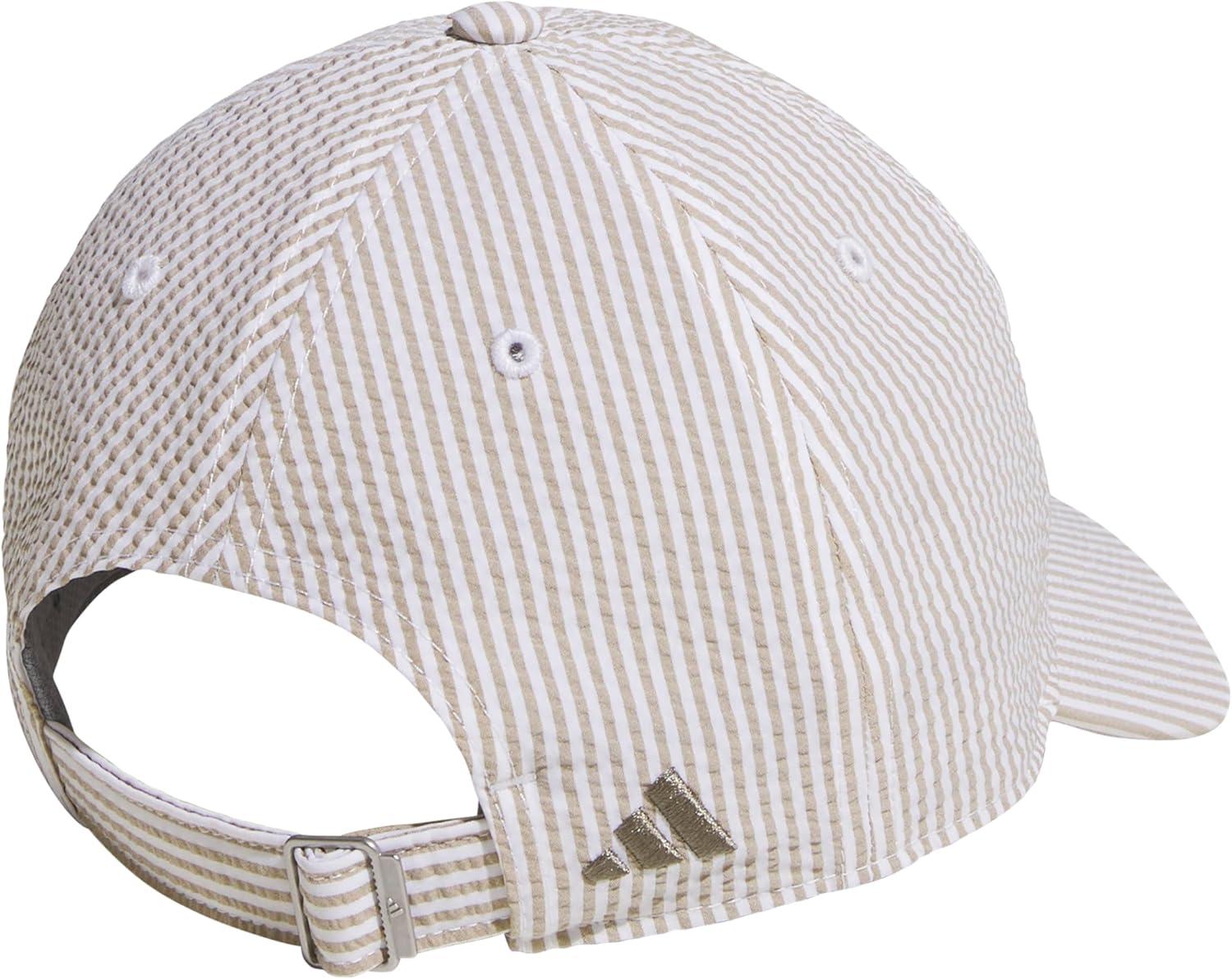 image:imageadidas Womens Saturday Baseball Cap Athletic Everyday Strapback HatSeersuckerWonder Cargo KhakiClay Grey