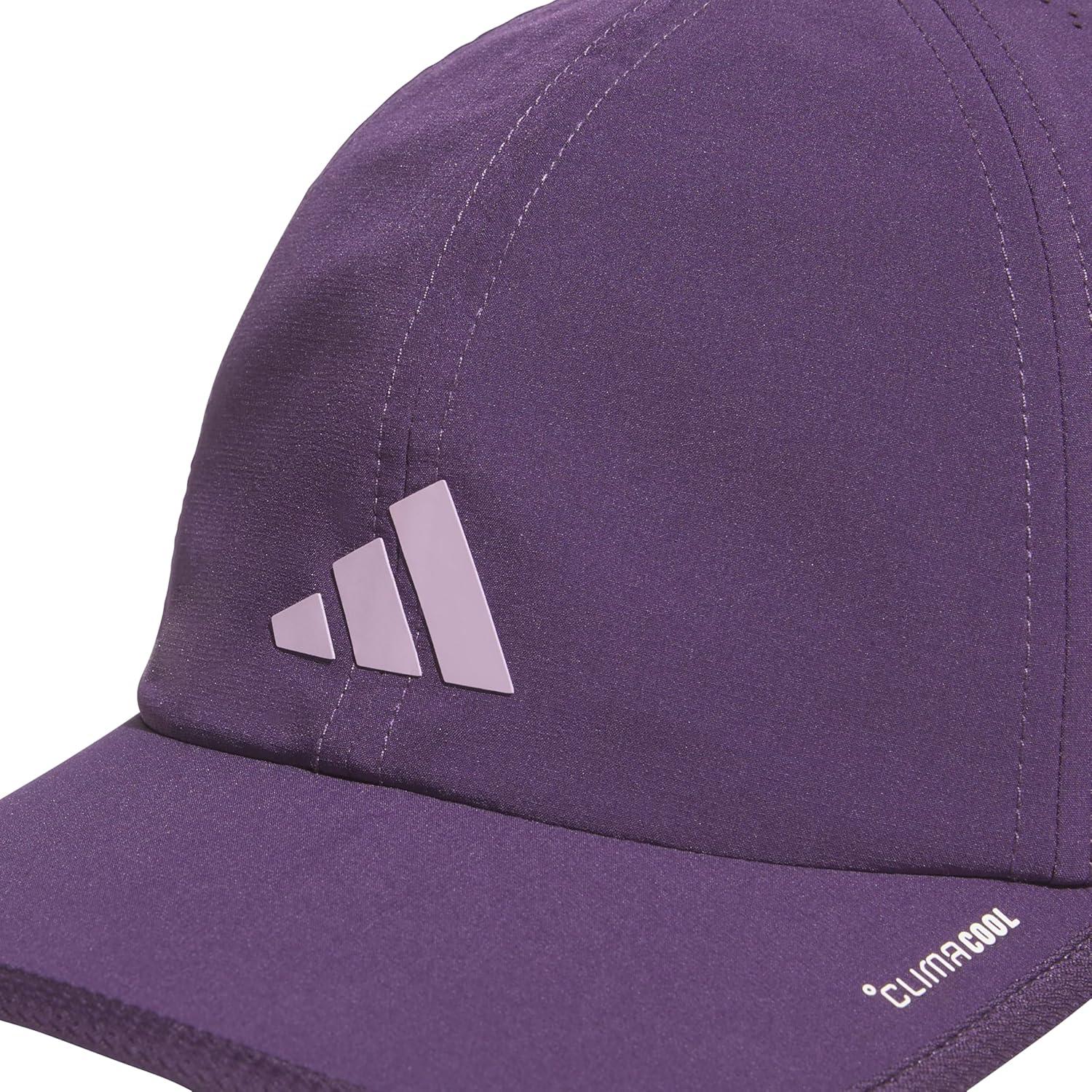 image:imageadidas Womens Superlite Hat Lightweight Athletic Running Cap for WorkoutsAurora Plum PurplePowder Plum Purple3
