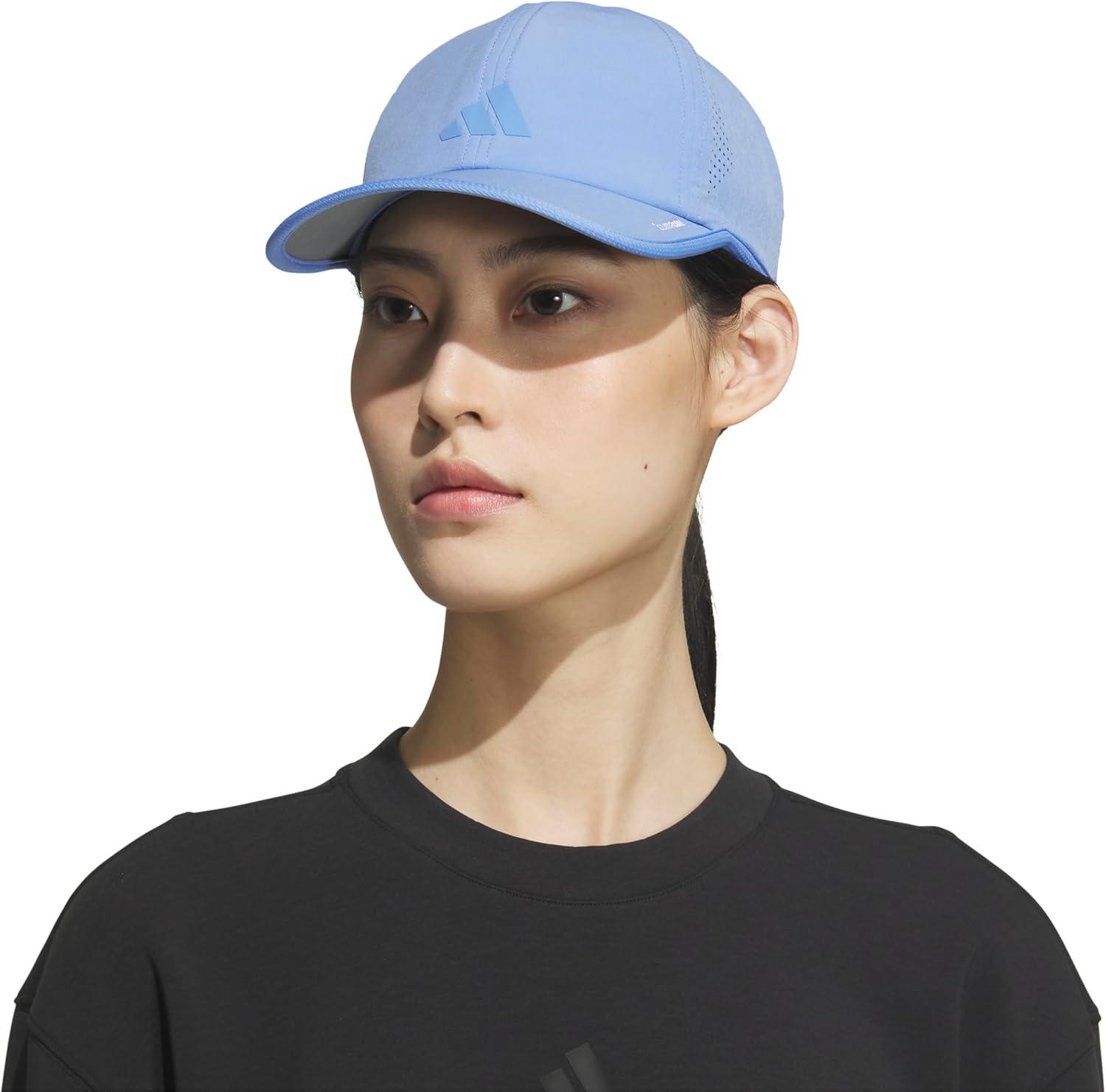 image:imageadidas Womens Superlite Hat Lightweight Athletic Running Cap for WorkoutsBlue Fusion3