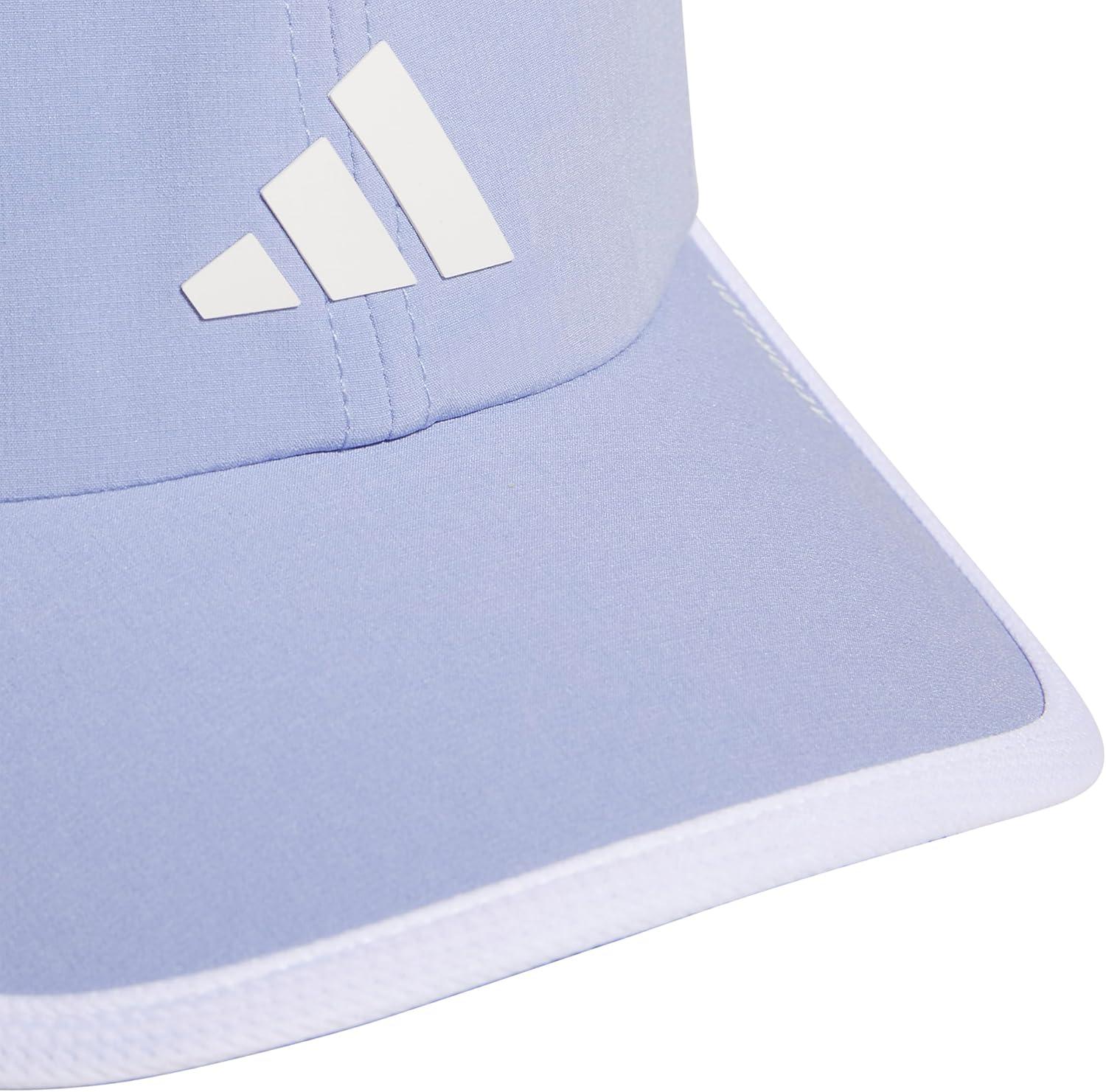 image:imageadidas Womens Superlite Hat Lightweight Athletic Running Cap for WorkoutsBlue SparkWhite3