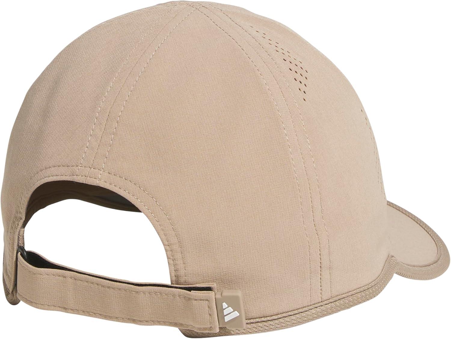 image:imageadidas Womens Superlite Hat Lightweight Athletic Running Cap for WorkoutsChalky BrownWhite3