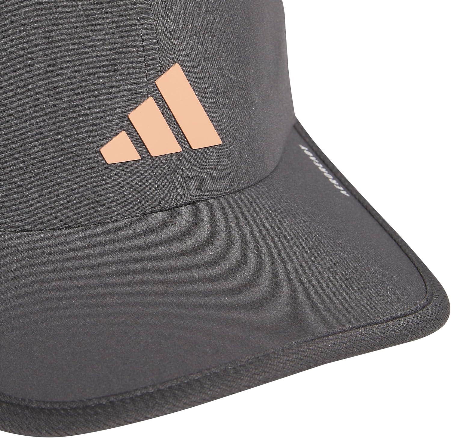 image:imageadidas Womens Superlite Hat Lightweight Athletic Running Cap for WorkoutsGrey SixRose Gold3