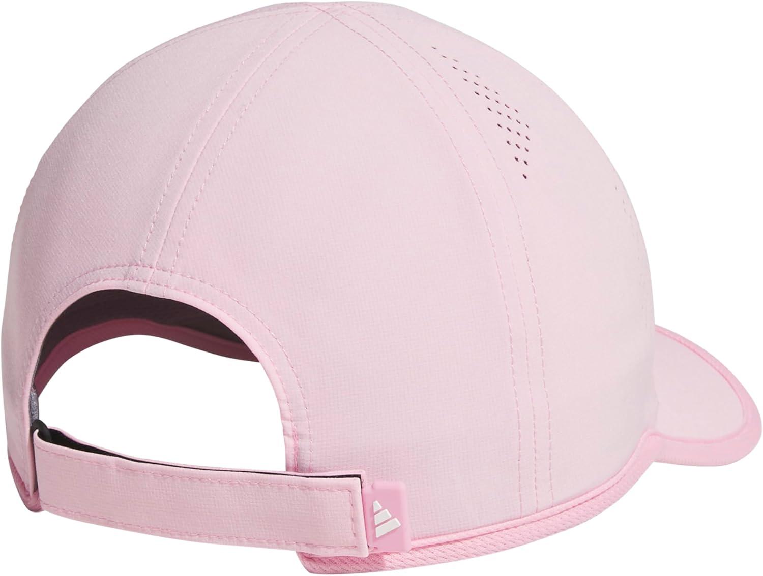 image:imageadidas Womens Superlite Hat Lightweight Athletic Running Cap for WorkoutsTrue PinkWhite3