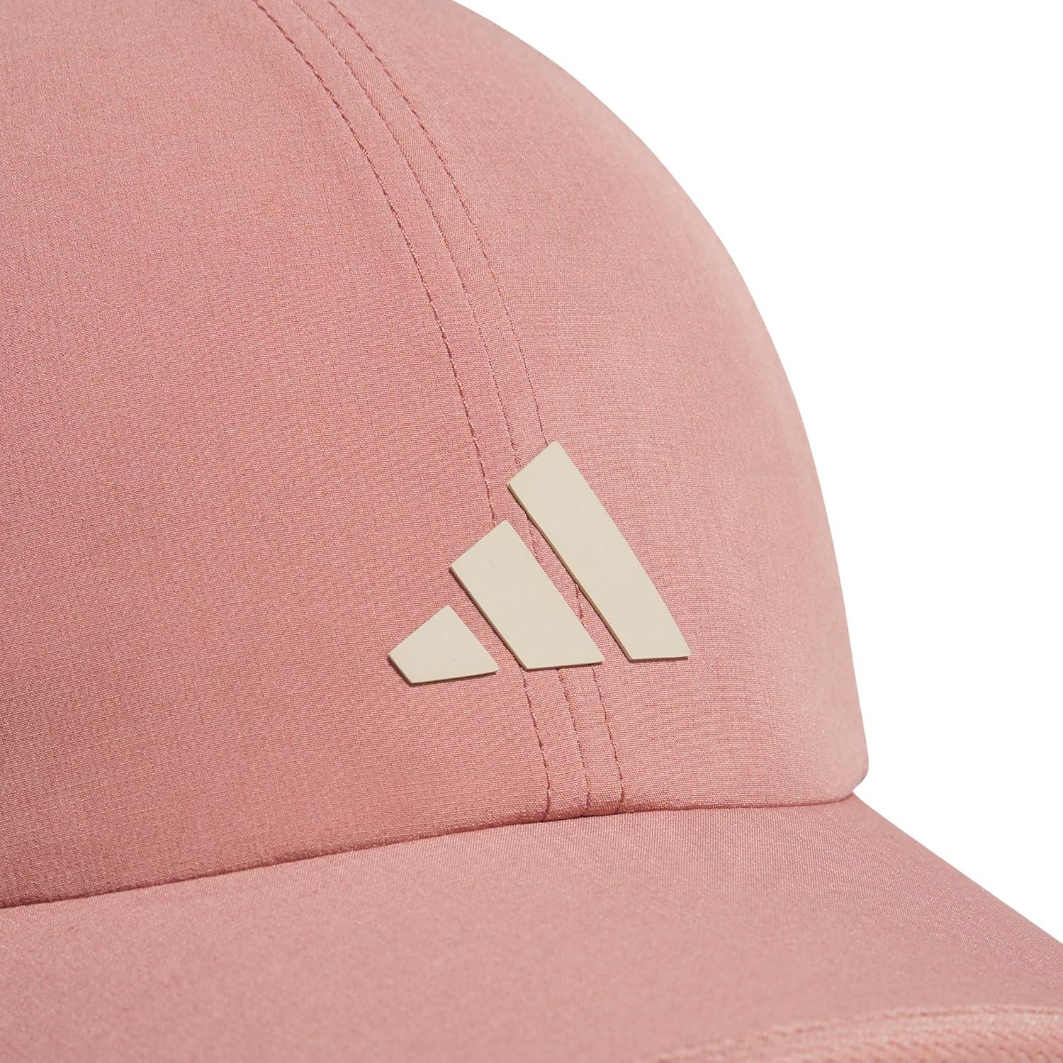 image:imageadidas Womens Superlite Hat Lightweight Athletic Running Cap for WorkoutsWarm Clay PinkWonder Alumina Grey3
