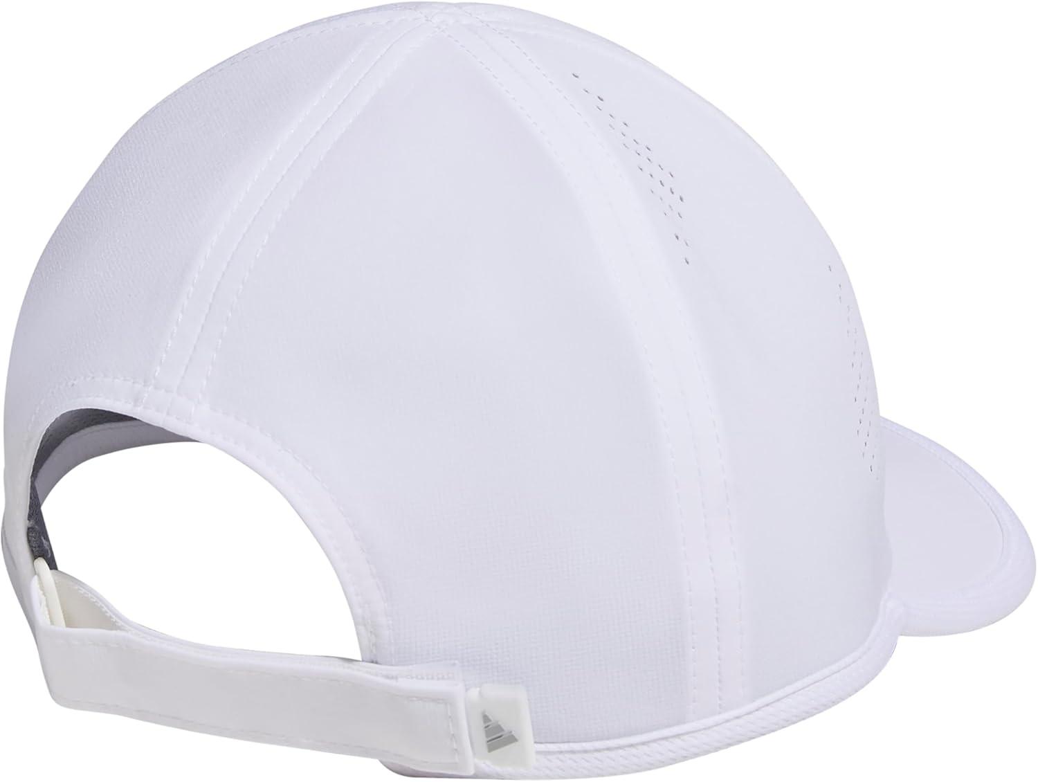 image:imageadidas Womens Superlite Hat Lightweight Athletic Running Cap for WorkoutsWhiteSilver Metallic3