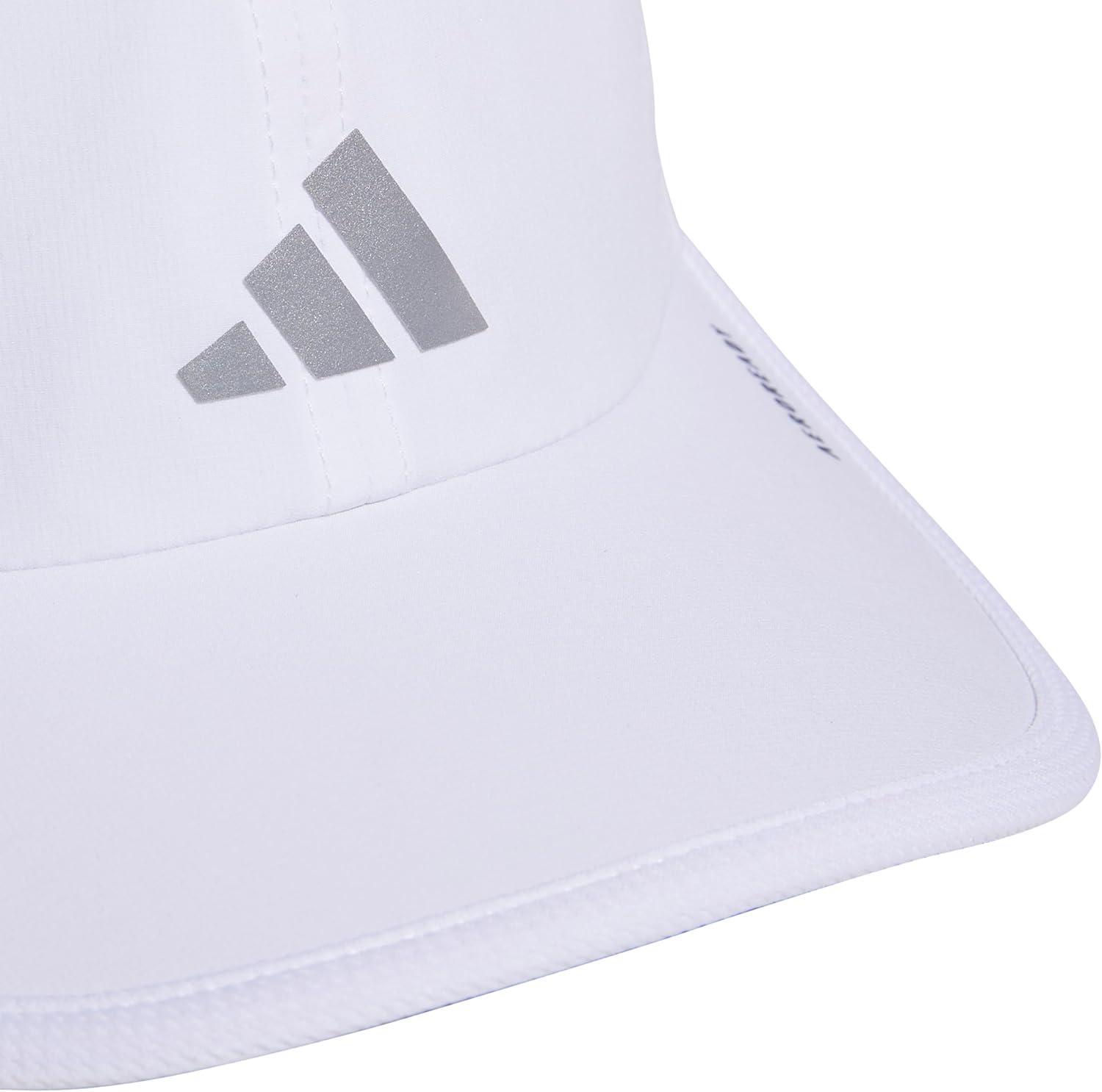 image:imageadidas Womens Superlite Hat Lightweight Athletic Running Cap for WorkoutsWhiteSilver Metallic3