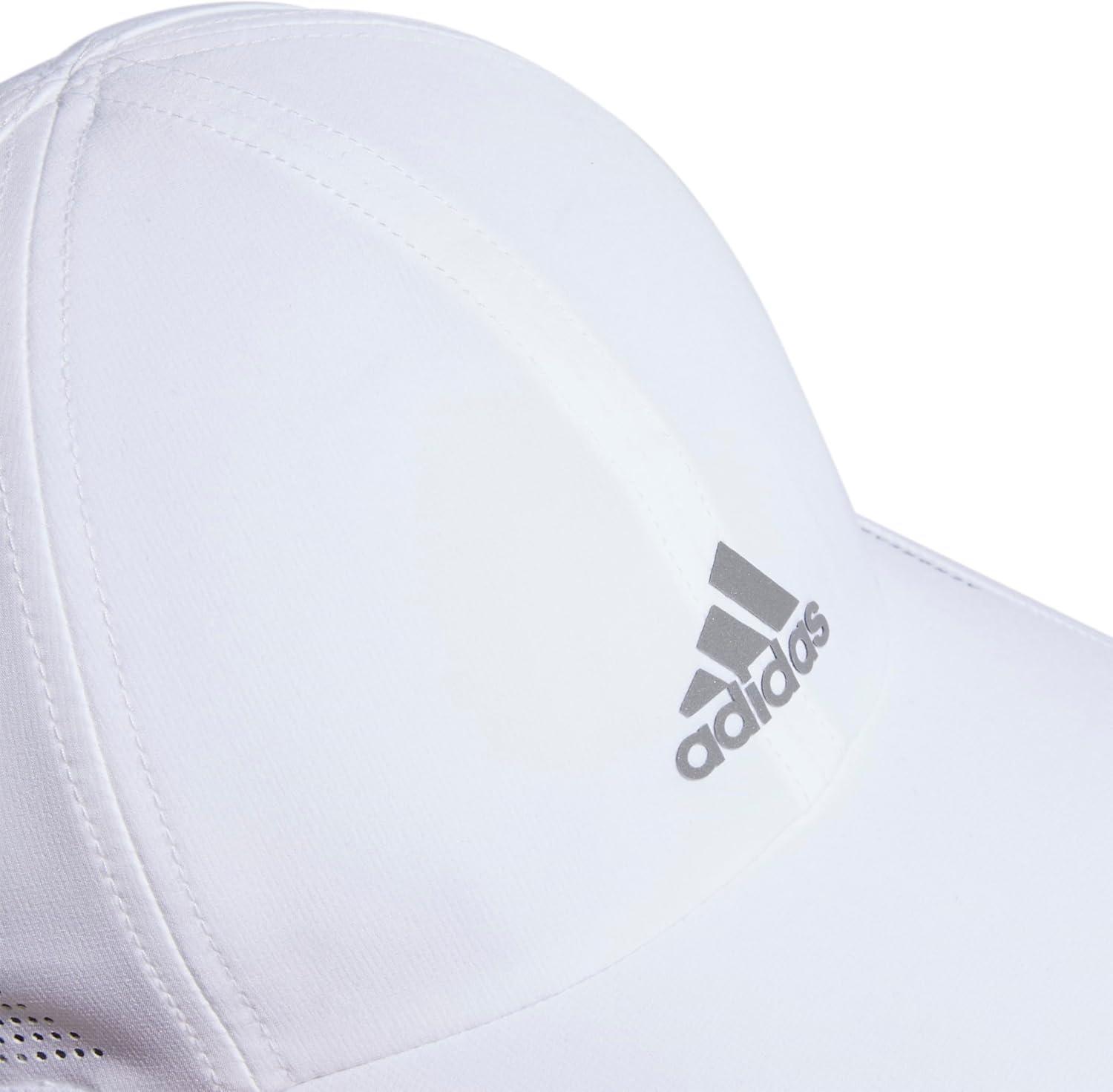 image:imageadidas Womens Superlite Hat Lightweight Athletic Running Cap for WorkoutsWhiteSilver Reflective2