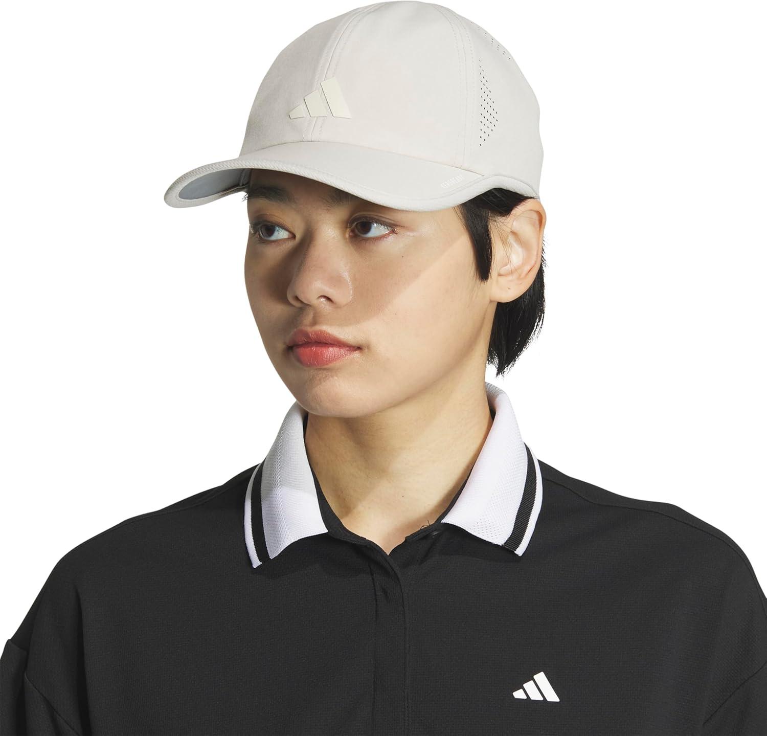 image:imageadidas Womens Superlite Hat Lightweight Athletic Running Cap for WorkoutsWonder Alumina GreyAlumina Beige3