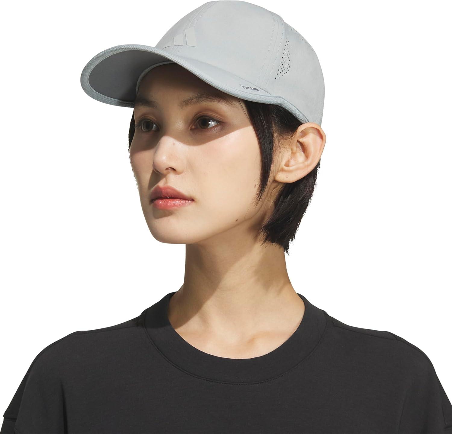 image:imageadidas Womens Superlite Hat Lightweight Athletic Running Cap for WorkoutsWonder Sage Green3