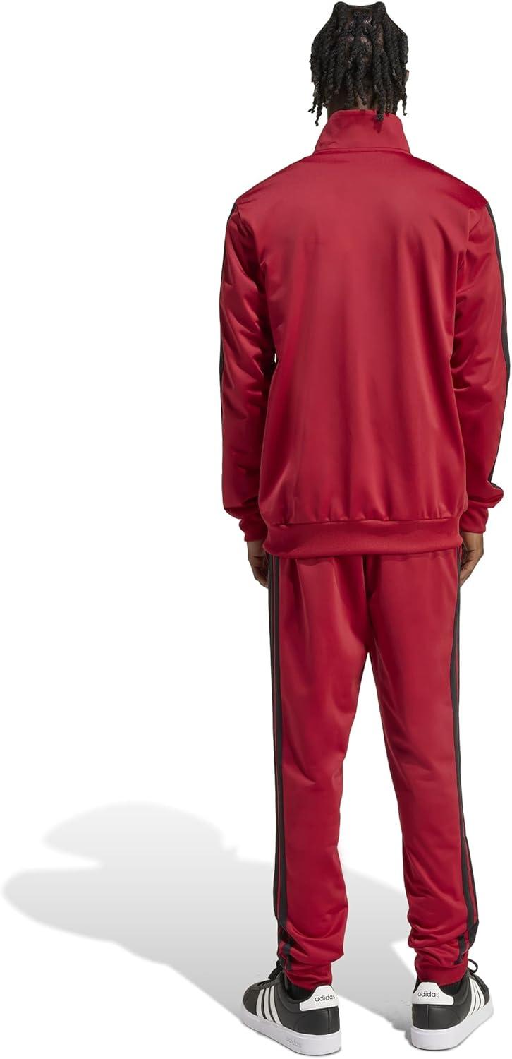 image:imageadidas mens Basic 3stripes Tricot Track SuitMaroon