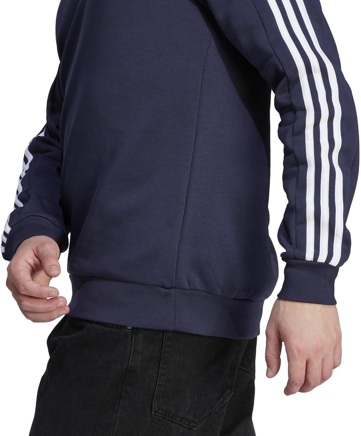 image:imageadidas mens Essentials Fleece 3stripes SweatshirtLegend Ink