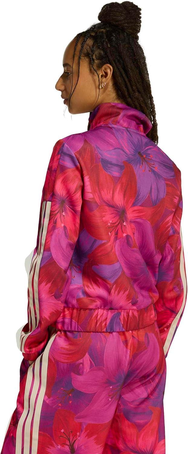 image:imageadidas womens Farm Rio Tiro Track TopBahia MagentaMaroonCrystal Linen