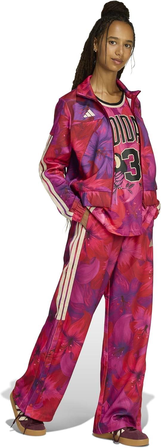 image:imageadidas womens Farm Rio Tiro Track TopBahia MagentaMaroonCrystal Linen