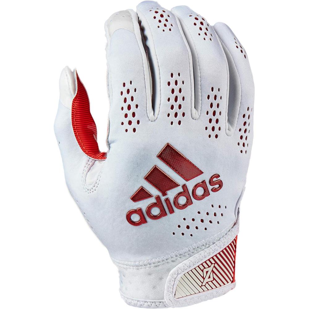 image:imageAdidas Adizero 11 Adult Football Receiver Glove Multiple Colors amp SizesWhiteRed
