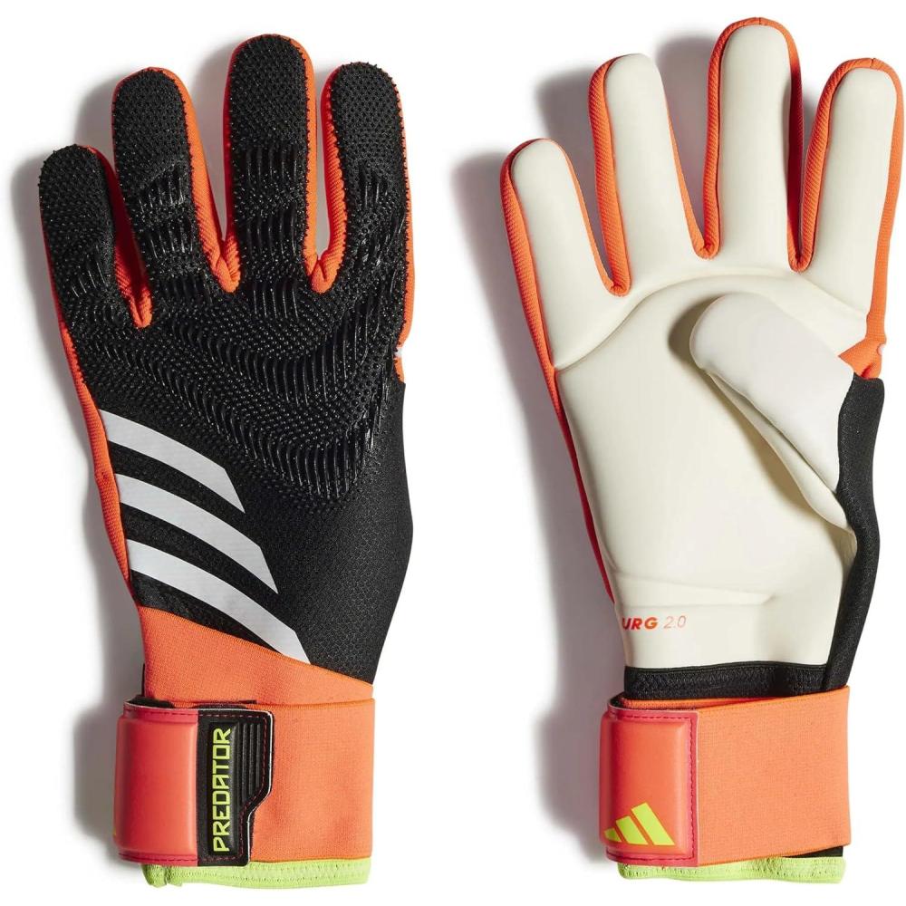 image:imageAdidas Competition Predator Goalie GlovesBlackSolar RedSolar Yellow