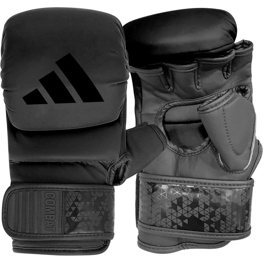 image:imageAdidas Sparring Training Gloves Boxing MMA Martial Arts Kickboxing ImpactAbsorbing Protection Black SM or LXLBlack SM