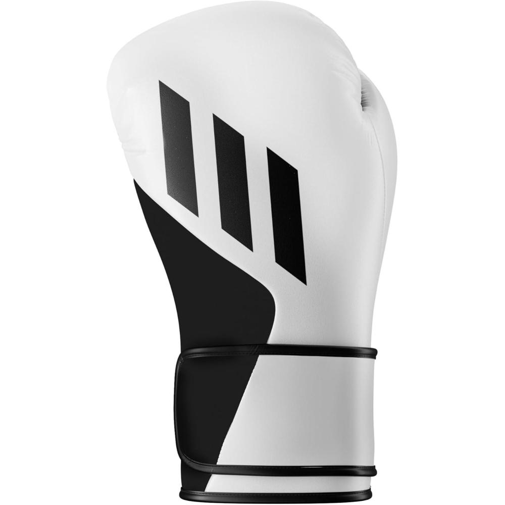 image:imageAdidas Tilt 200 Boxing Gloves WhiteBlack 16 oz
