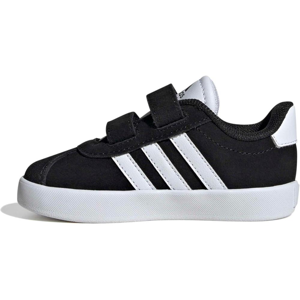 image:imageadidas Baby VL Court 30 Hook amp Loop ShoeBlackWhiteBlack