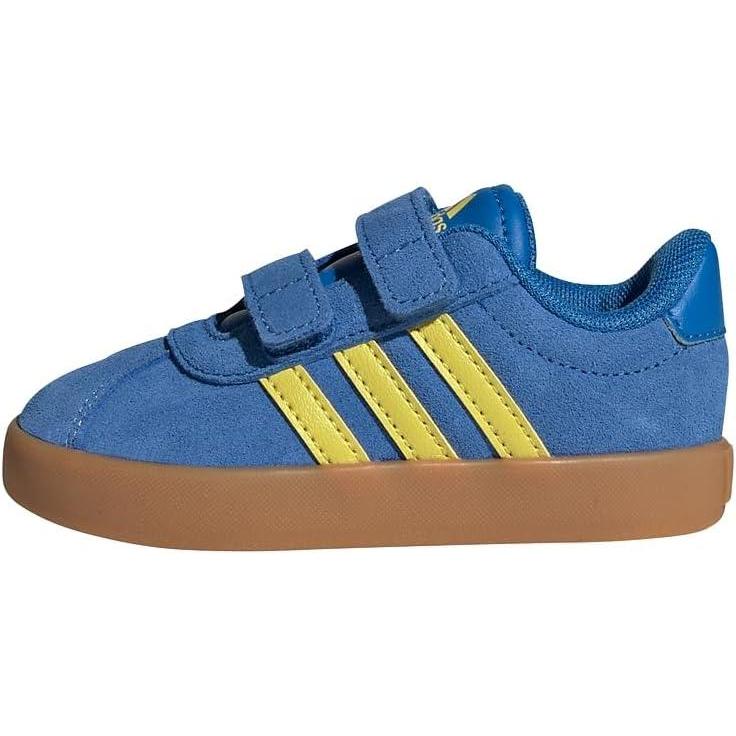 image:imageadidas Baby VL Court 30 Hook amp Loop ShoeBright Royal Pure Sulfur Gum