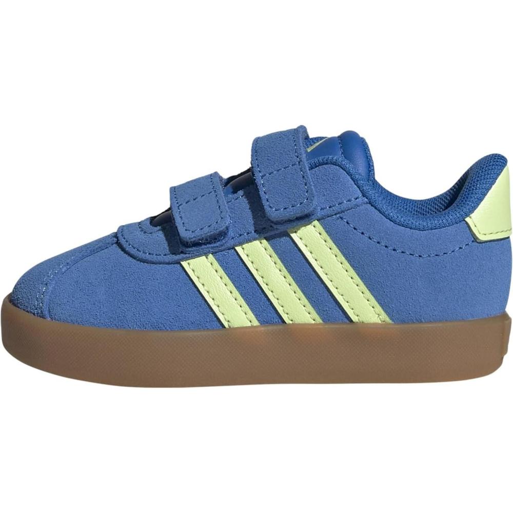 image:imageadidas Baby VL Court 30 Hook amp Loop ShoeBright RoyalPulse LimeGum
