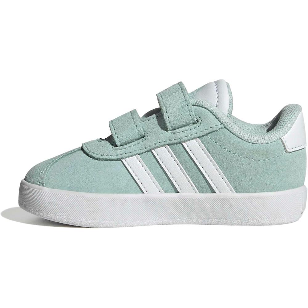 image:imageadidas Baby VL Court 30 Hook amp Loop ShoeHalo MintWhiteBlack