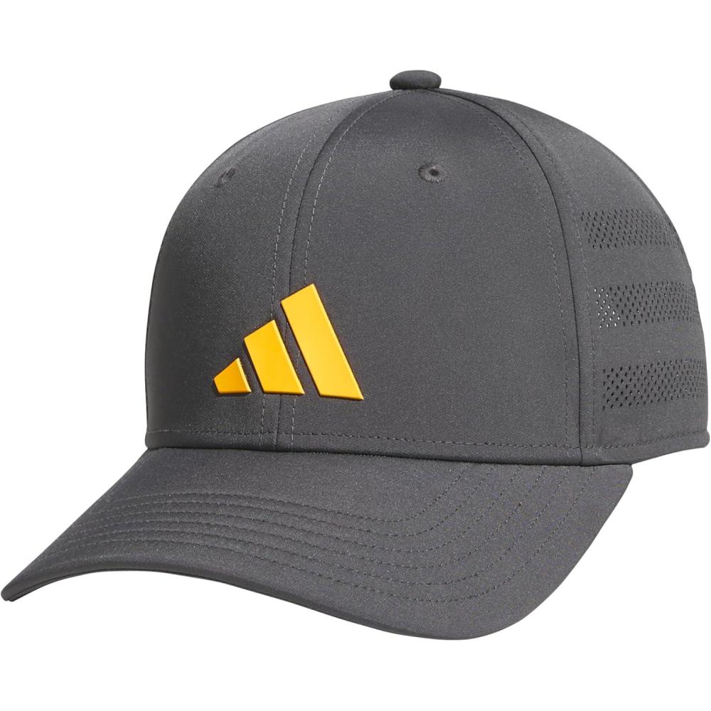 image:imageadidas Boys Gameday Hat Snapback Athletic Baseball CapGrey SixLucid Tangerine Orange