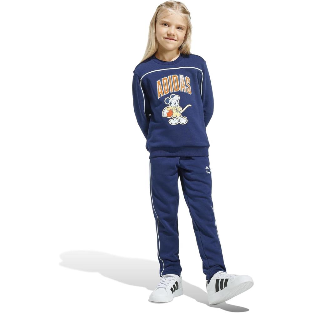 image:imageadidas Boys Marvel SpiderMan JoggerDark BluePure OrangeOff WhiteMickey Mouse