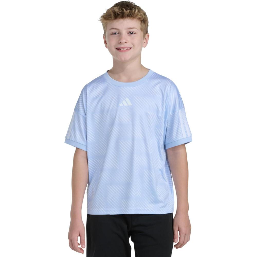 image:imageadidas Boys Short Sleeve World Cup Soccer TopCrystal Sky
