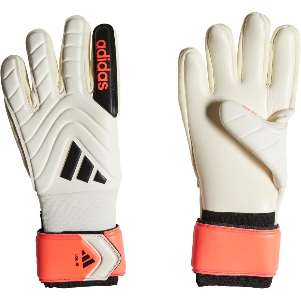 image:imageadidas Copa League Goalie Soccer GlovesIvorySolar RedBlack