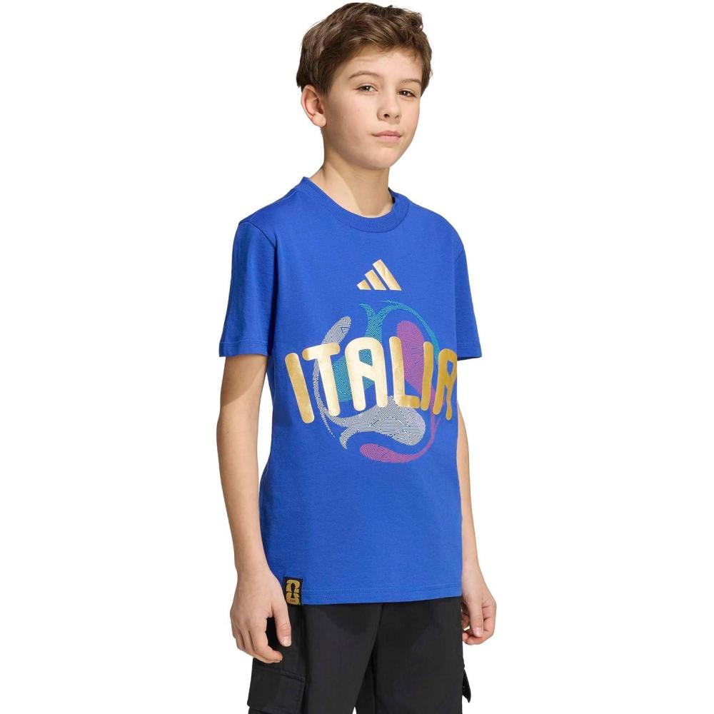 image:imageadidas Kids FIFA World Cup 26 National Team TShirtBold BlueItaly