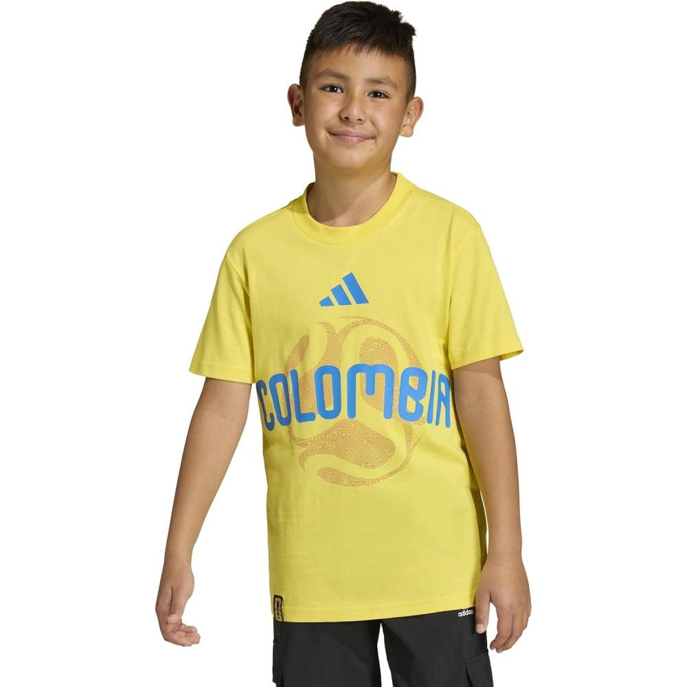 image:imageadidas Kids FIFA World Cup 26 National Team TShirtImpact YellowColombia