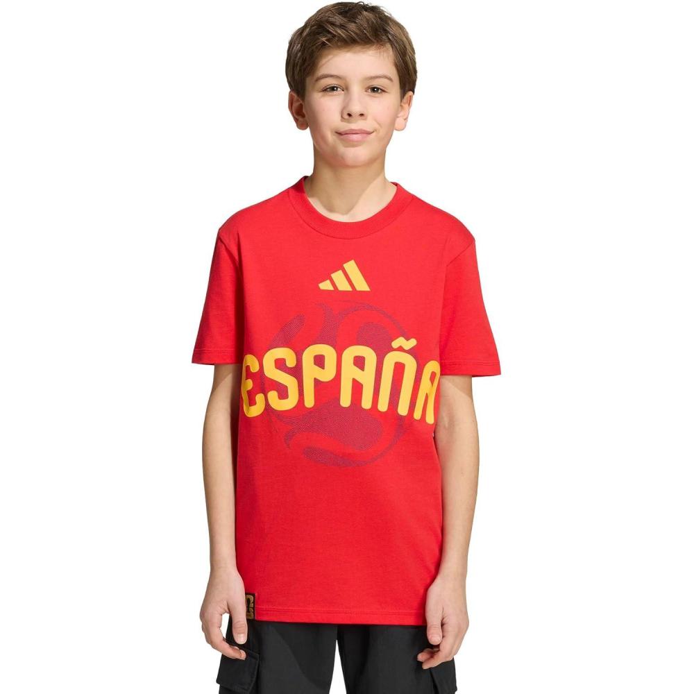 image:imageadidas Kids FIFA World Cup 26 National Team TShirtVivid RedSpain