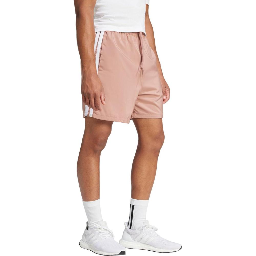 image:imageadidas Mens Essentials 3Stripes Chelsea 7inch ShortsWarm ClayWhite