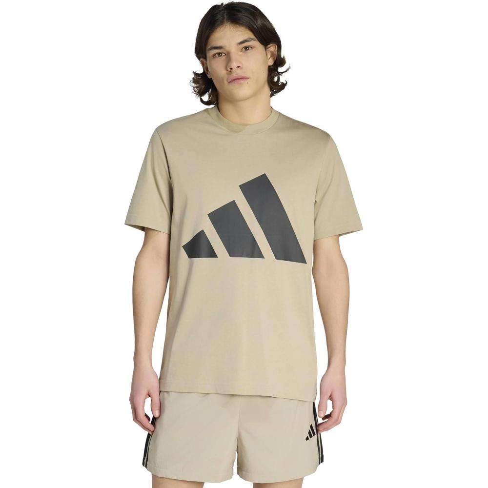 image:imageadidas Mens Essentials Big Logo TShirtWonder CargoBlack